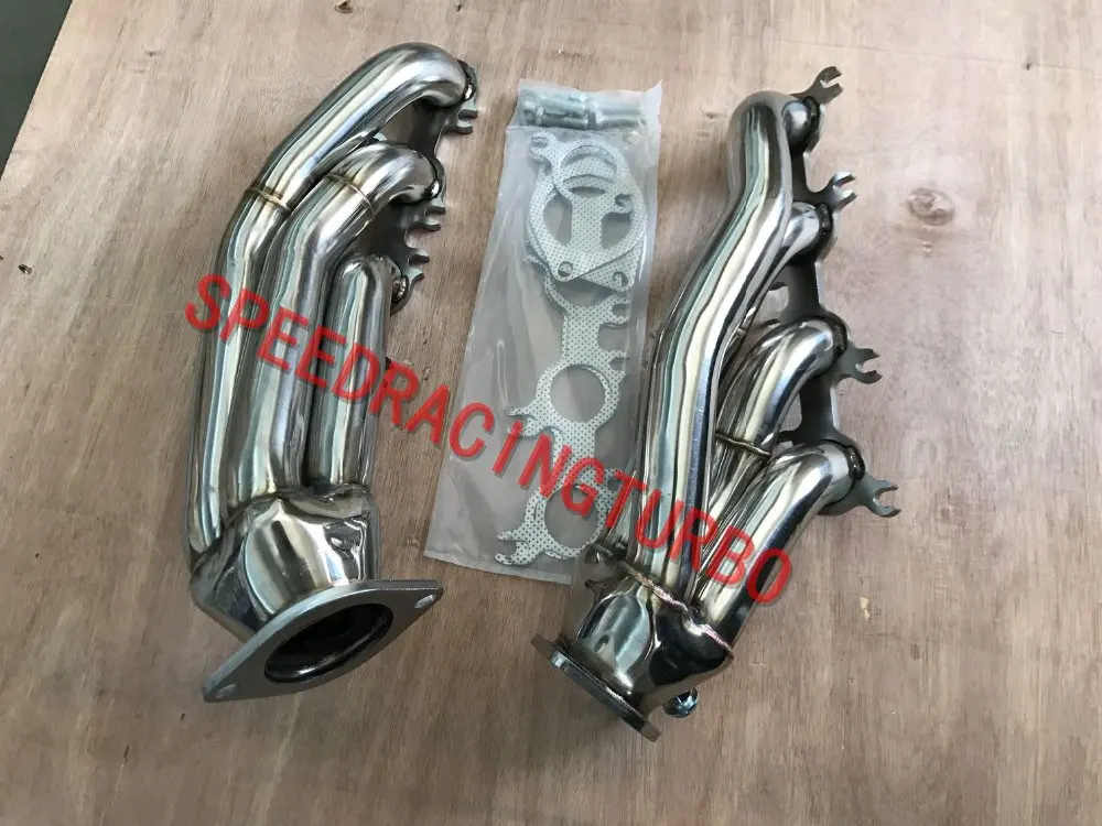 Exhaust Header Stainless Steel Manifold For Ford 11 14 Mustang GT V8