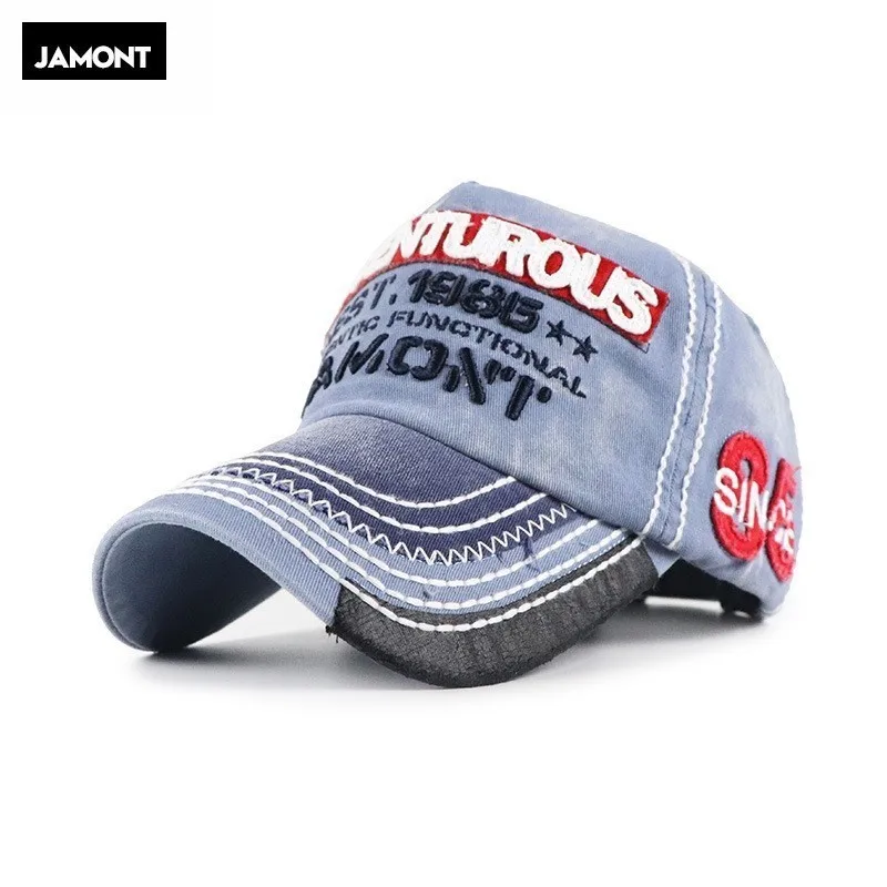 

JAMONT High Quality Washed Cotton Adjustable Solid Color Baseball Cap Unisex Couple Cap Fashion Casual HAT Snapback Cap