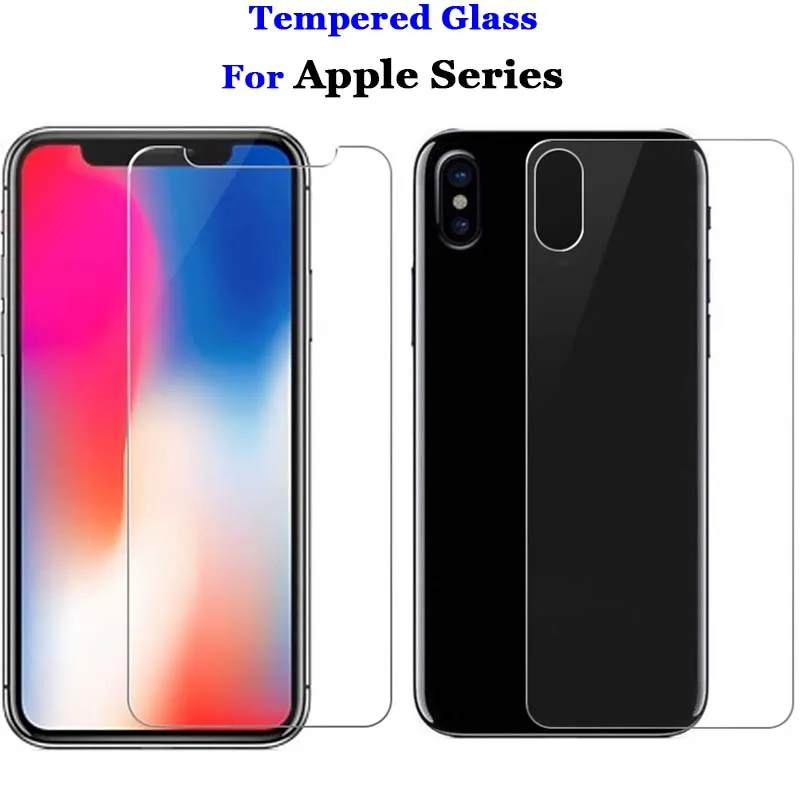 Для Apple iPhone X 4 4S 5 SE 5S 6 6S 7 8 Plus + для iPod Touch закаленное стекло 9H 2.5D Премиум Защитная