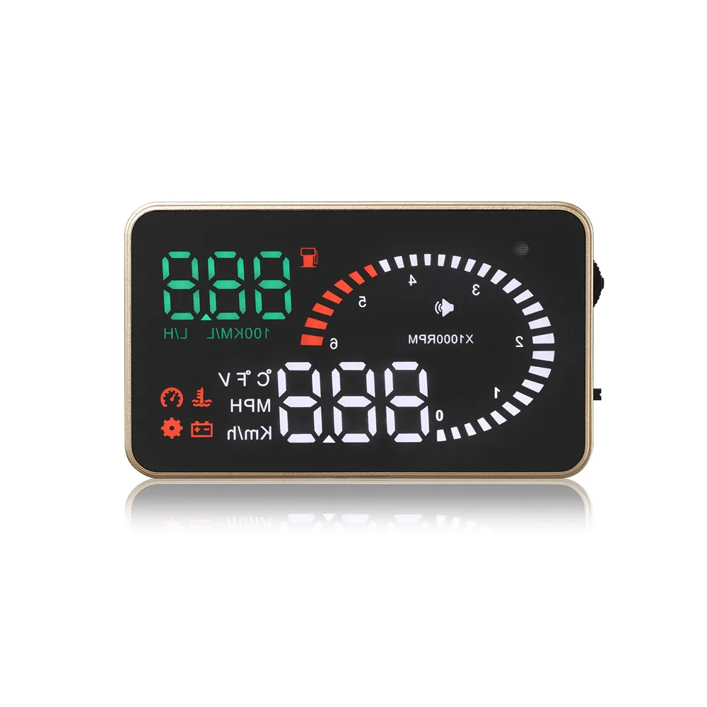 Дисплей на лобовое стекло Hud OBD2 автомобильный прибор для диагностики скорости и