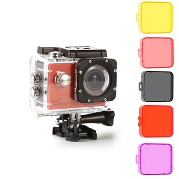 

5pcs/set filter for SJCAM SJ4000 Lens filter 5000 Filter For SJCAM Camera Accessories Diving Protective UV Circle Mirror Cover
