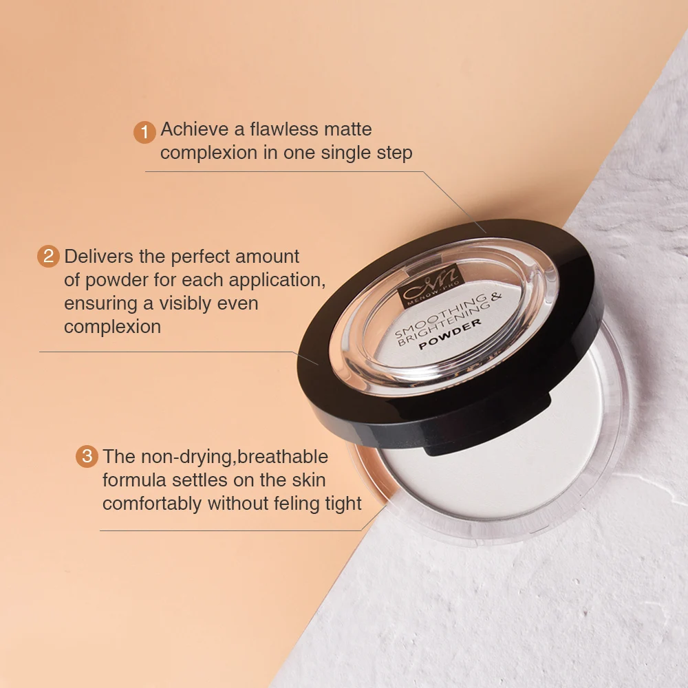 

MENOW Makeup Pressed Powder Face Brightening Concealer Smoothing Powder Highlighter Contouring Cosmetics Primer F16008