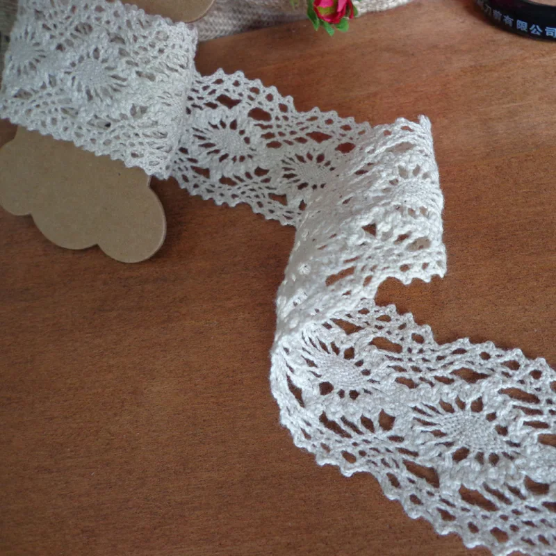 10m Snowflake Ribbon Embroidered Silver Trim Wedding Xmas Decor Applique DIY