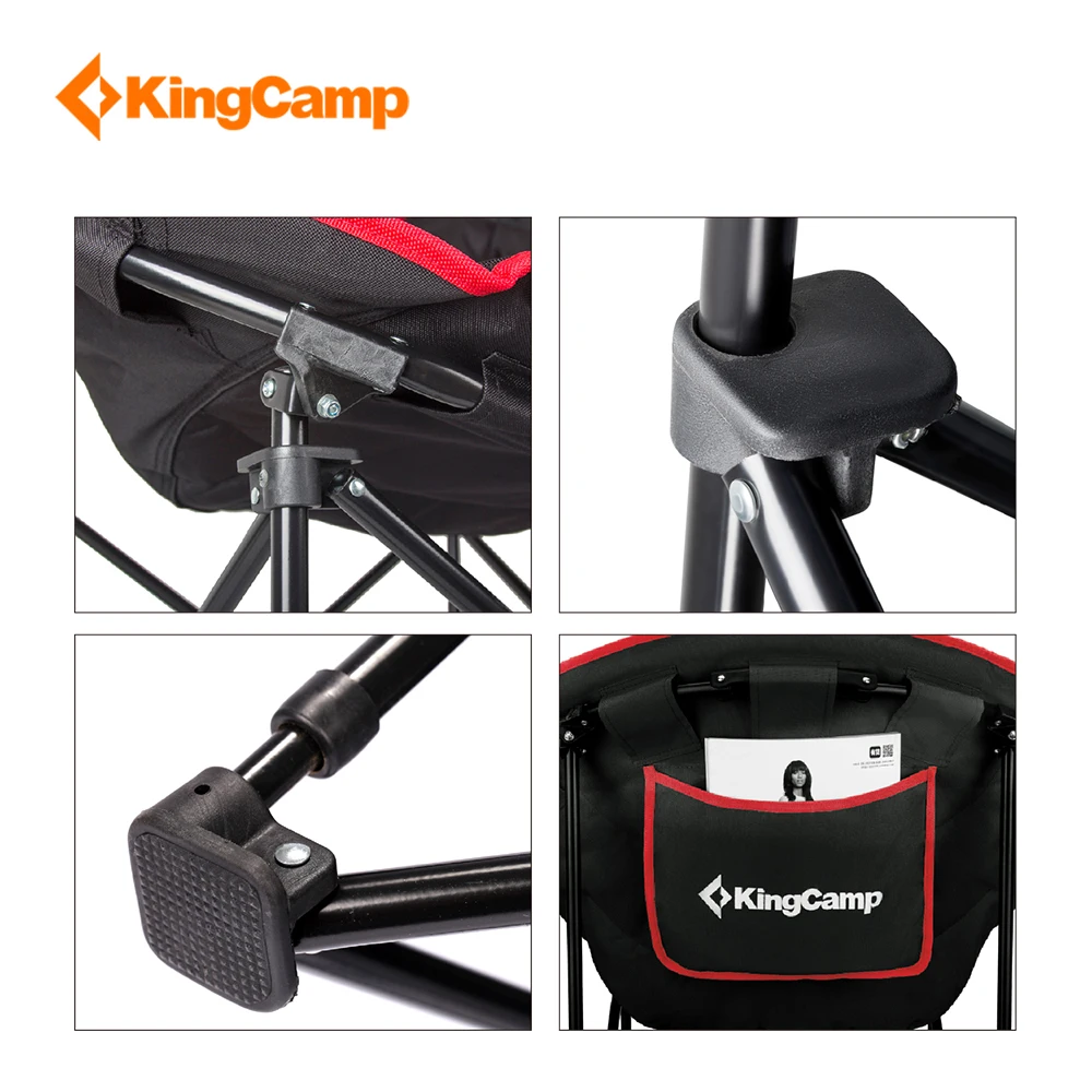KingCamp портативный легкий складной стул рыболовный с сеткой подстаканник для