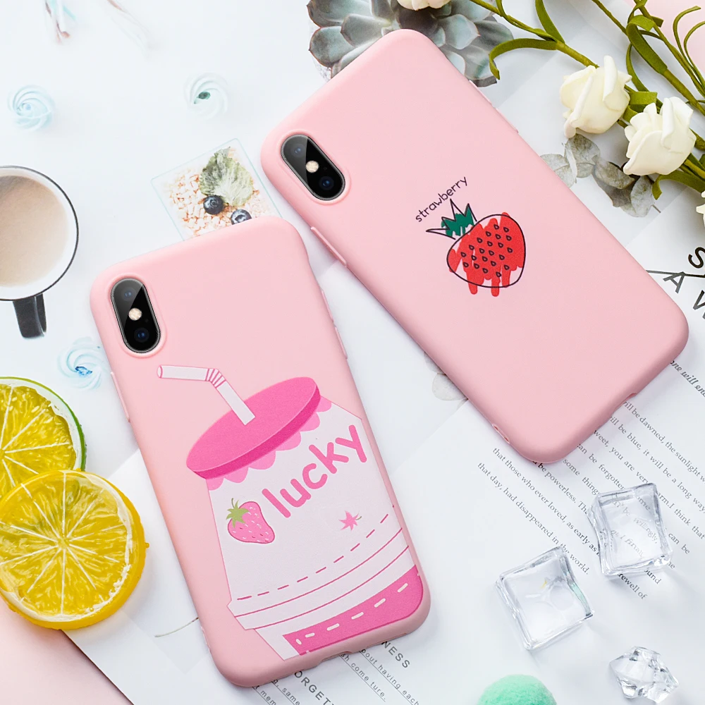 Чехол GerTong для телефона с милыми животными iPhone 5 5s SE 6 6s 7 8 Plus чехол фруктами цветами