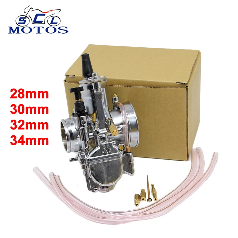 Sclmotos карбюратор для мотоцикла 28 30 32 34 мм PWK OKO Carb с силовой струей подходит