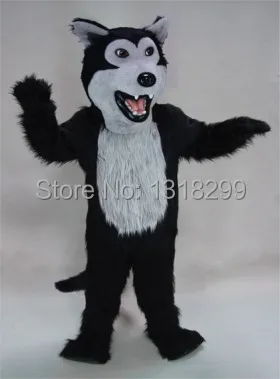 

mascot Black BB Wolf mascot costume fancy dress custom fancy costume cosplay theme mascotte carnival costume kits