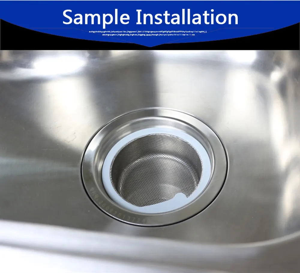 pia, cesta interna, rolha de apanhador de pia de metal