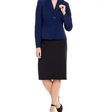 На заказ/голубого цвета 2 кнопки женские юбки костюмы формальные костюмы женские блейзеры костюмы офисные женские костюмы 2 шт куртка/юбка