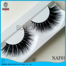 UPS 1000 пара/лот новые 3D настоящая сибирская полоска норковых ресниц 3d норковые ресницы