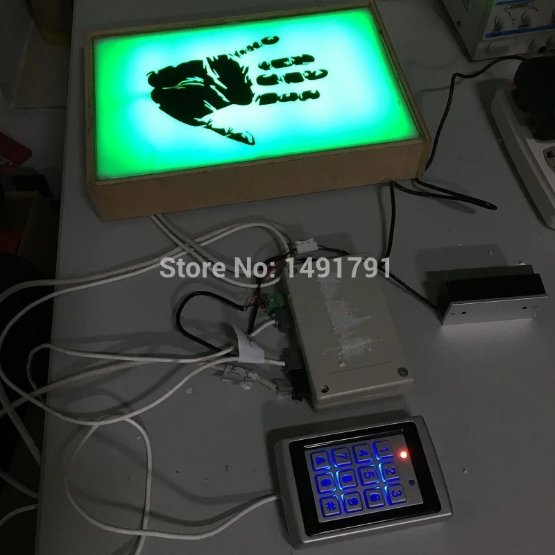 

Сканер Palmprint, реквизиты для открытия замка, реальная жизнь, бег, таинственная дверь, игра