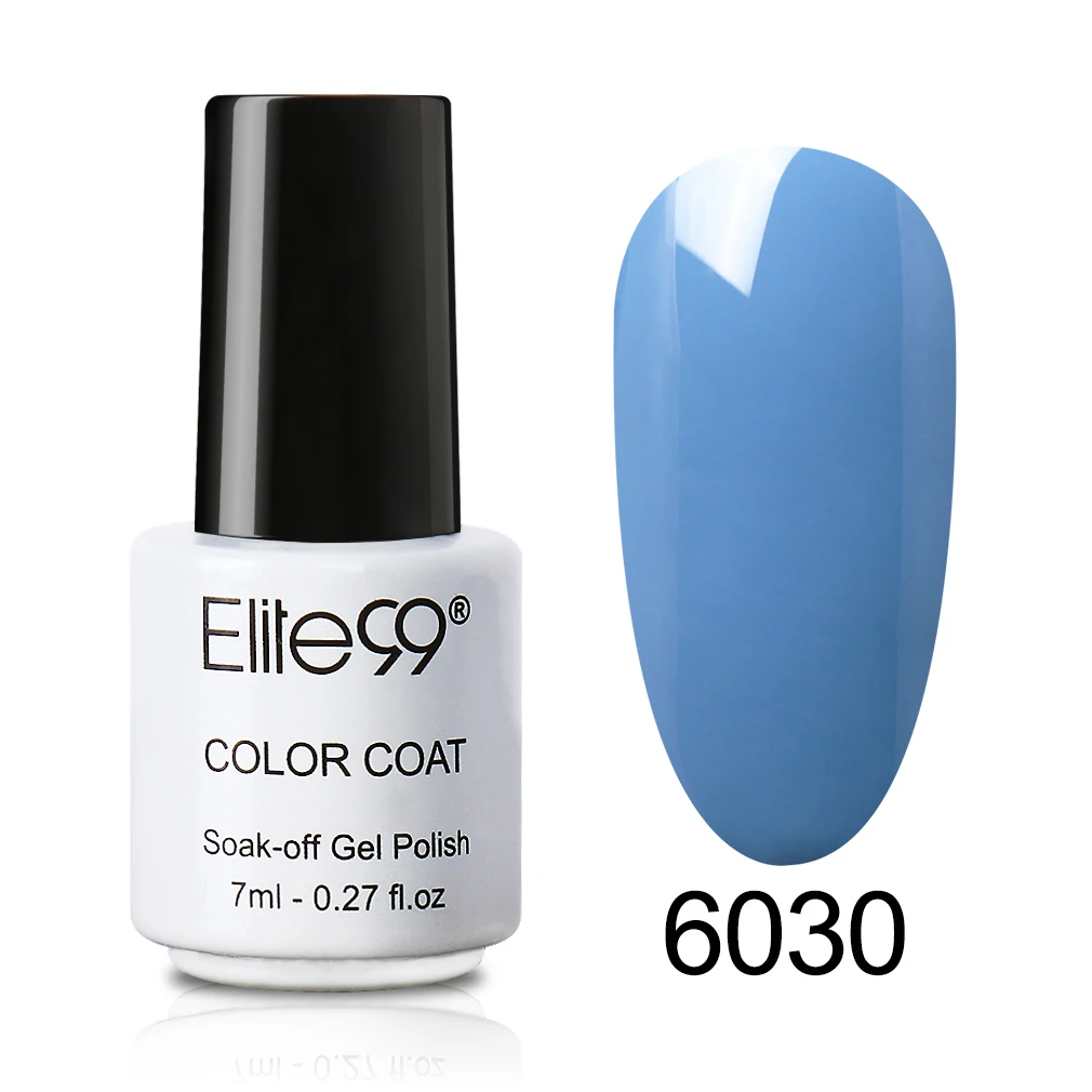 Elite99 7 мл одношаговый Гель-лак для ногтей белый флакон УФ-светодиодный лак для ногтей - Цвет: 6030
