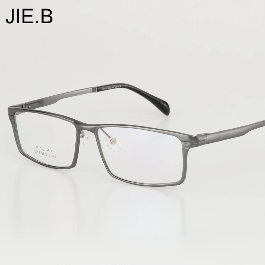 Prima Punto de partida De vez en cuando JI E.B-gafas moldura de aluminio + titanio para hombre y mujer, lentes  ópticas con montura, gafas graduadas para Miopía - AliExpress