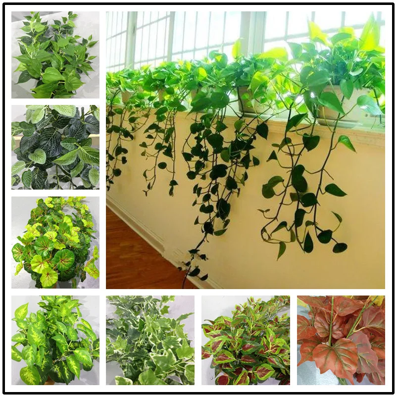 

NuoNuoWell 10xBouquet Hight Quality Artificial Wall Hanging Plant Green Shopping Mall Hotel Display DIY Wedding Decor FLOWERS