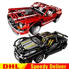 XingBao 07001 мышцы автомобиль+ XingBao 07002 Balisong маленький супер автомобиль строительные блоки кирпичи LPed игрушки модель DIY клон Lepinges
