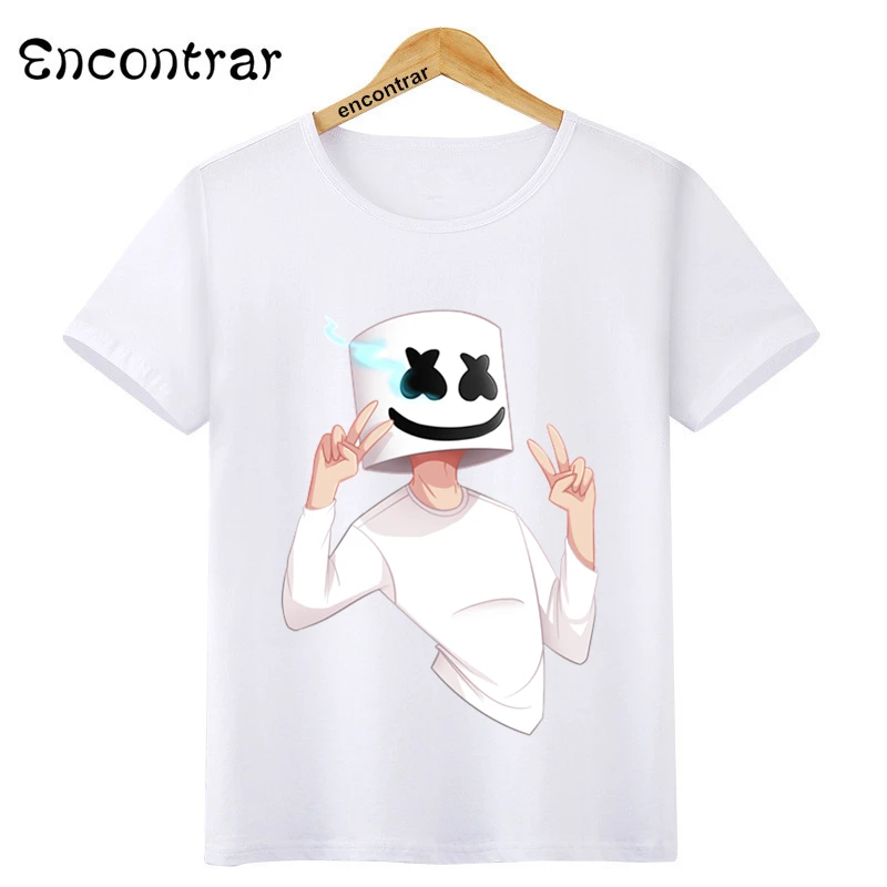 

Children dj Marshmello Cartoon T Shirt Designs Teen Boys Kids Music For Boys Clothing Girls T-Shirts,HKP6061