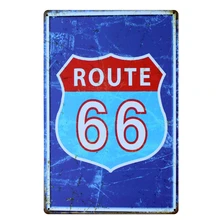 [Mike86] дорога 66 Простой Винтаж жестяная вывеска Бар Декор 20*30 см, в ассортименте предметы B-314