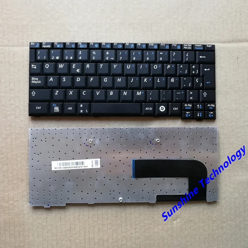 Испания макета Новый Клавиатура для ноутбука SAMSUNG N120 N150 N150P N510 SP BA59-02524D