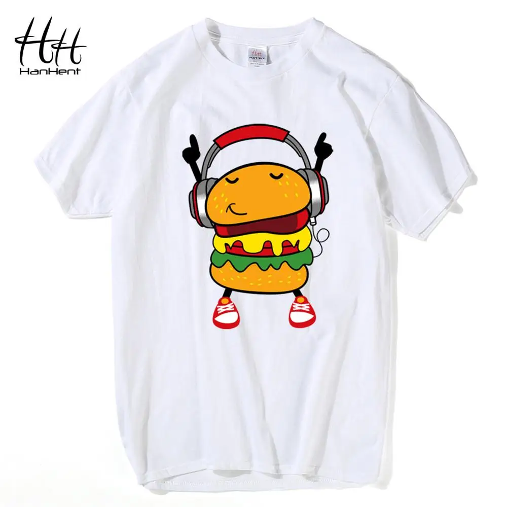 

HanHent Hip Hop Streetwear Men Printed Cotton Tops Casual Loose Short T-shirts Math Nerd Geek Style T shirt Boys Funny Shirts
