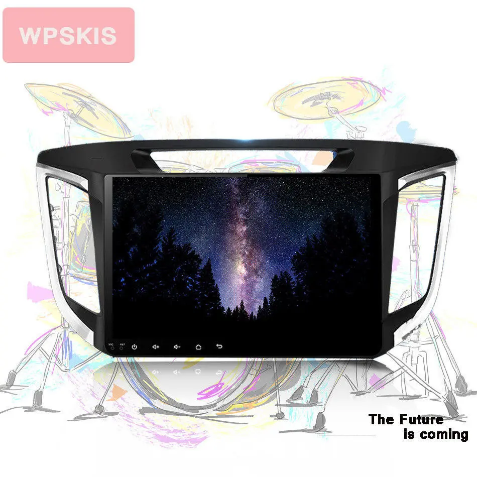 Excellent Octa core 4GB RAM Android 9.0 Car DVD For Hyundai Creta IX25 2014-18 Support 3/4G MODEM GPS Radio Navigation OBD2 Steering wheel 3