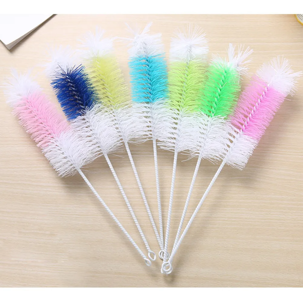 

bottle brushes for cleaning long handle Cup Glass Brush Washing Cleaning Cleaner Tool (random color 1pc ) a804 02