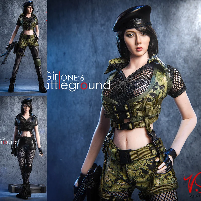 VStoys 1/6 женский костюм солдата студенческий агент 18XG10 для 12 дюймов экшн фигурки