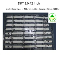 8 шт./лот светодиодный Замена светодиодный подсветки для 4" LG 42LB5500 42LB5610 42LB570V LC420DUE FG 4+ 4 B Алюминий подложка