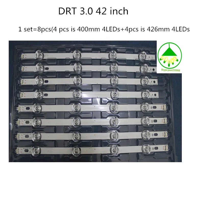 

8pcs/Lot LED Replacement led backlights for 42" LG 42LB5500 42LB5610 42LB570V LC420DUE FG 4 A+ 4 B 100%NEW Aluminum substrate