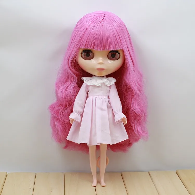 Наряды для Blyth doll, цельнокроеное простое платье для сустава, милый костюм для 1/6, pullip jerryberry licca icy dbs doll