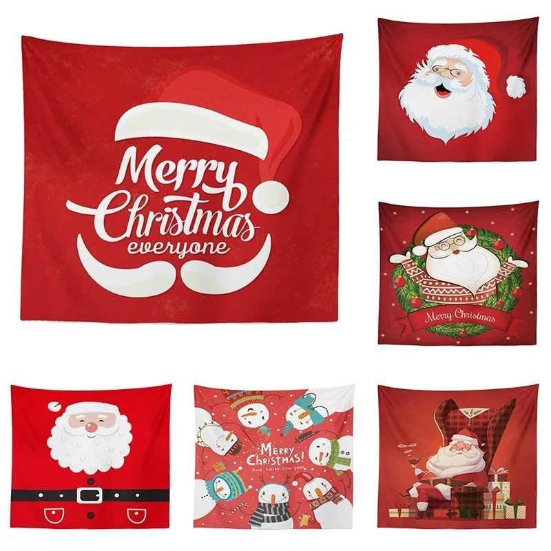 

New Year Decoration Tapestry Wall Hanging Christmas Wall Cloth Tapestries Witchcraft Gifts Wall Decor Cloth Background Headboard