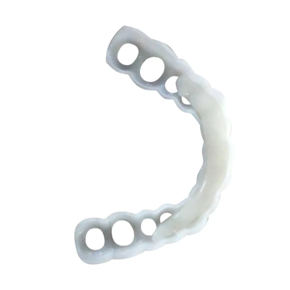 

2018 New Comfortable Snap On Men Women Tooth Perfect Smile Comfort Fit Flex Teeth Fits Whitening Smile False Teeth Cover