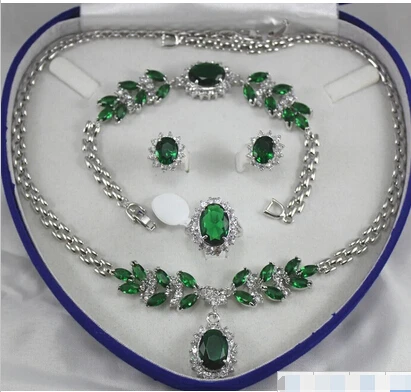 

hot sell stunning 4 color women jewelry crystal necklace bracelet earring ring 7-9#