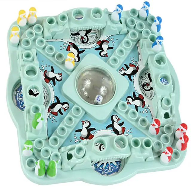  US $10.66  Classic Penguins Competition Board Game Toy funny Family interactive Game Flying chess for 2-4 play
