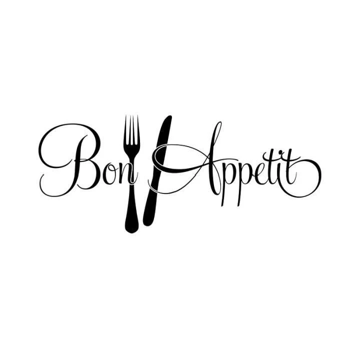 Knife and fork pattern removable wall stickers Good Appetite Kitchen Wall Stickers Home Decor Wallpaper