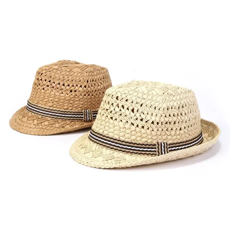 Летние Для женщин солнца Шапки Сладкий Красочные кисточки-Помпоны мужские соломенные шляпы для девочек Винтаж пляжные панамки Chapeu Feminino Джаз Fedoras