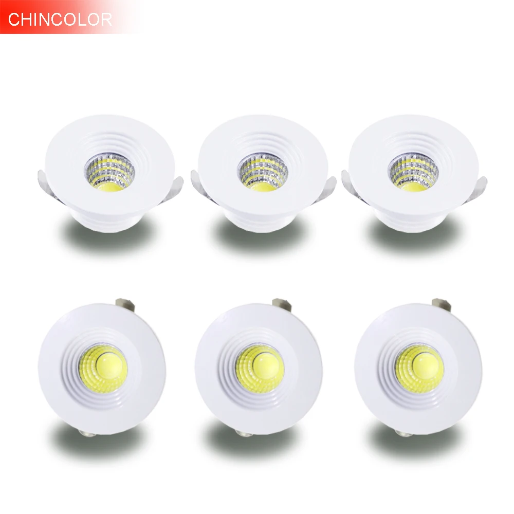 6PCS COB Led spotlight Mini Led Spot Light Lights Ceiling Lamp