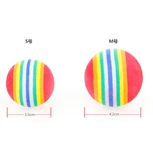 3 Pcs Colorful Pet for Cats dogs Toys Soft Foam Rainbow Play Balls Activity Toys EVA Materials Balls toys round exercise toys 3 Pcs Colorful Pet for Cats dogs Toys Soft Foam Rainbow Play Balls Activity Toys EVA Materials Balls toys round exercise toys