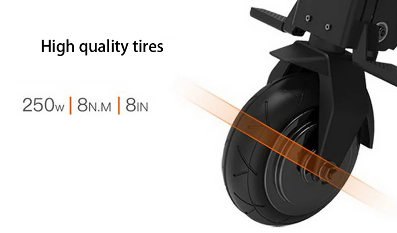 Best 310434/36v 8 inch Intelligent folding electric car / electric balance scooter / lithium battery scooter/Rubber tires/ 8