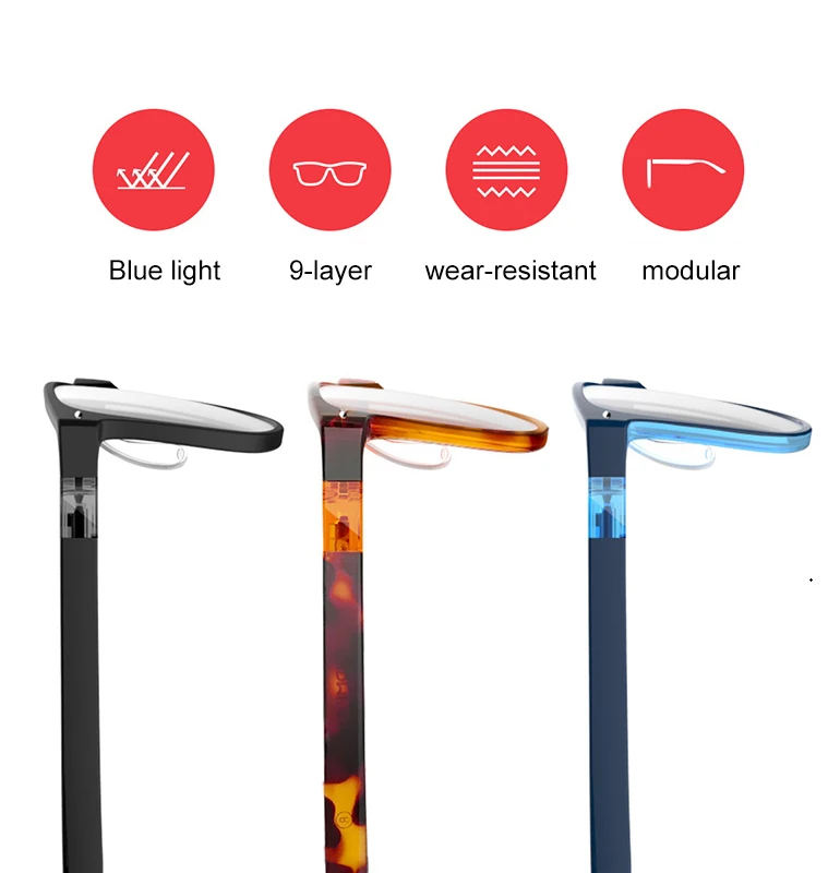 Xiaomi Roidmi B1 Desmontable Anti-los rayos azules Gafas Protectoras Bloque 35% Luz Azul 99.99% Los Rayos UV Protector Ocular buena Vista 015 (4)