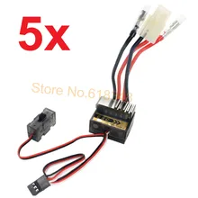 5 шт. щеточный регулятор скорости 320A ESC с обратным тормозом RC HSP 1/10 1/8 автомобиль монстр грузовик багги Truggy Himoto Redcat