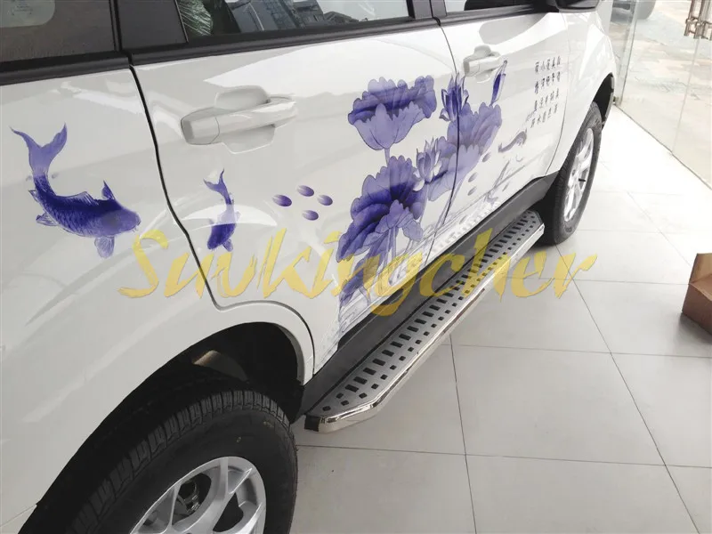 

New style fit For VW Volkswagen Teramont Atlas 2017 2018 2019 running board side step nerf bar good quality