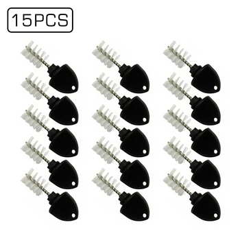 

15 pcs Home Brewed Beer Faucet Cleaning Brushe Head Nylon 6*1.5*2.4CM Black