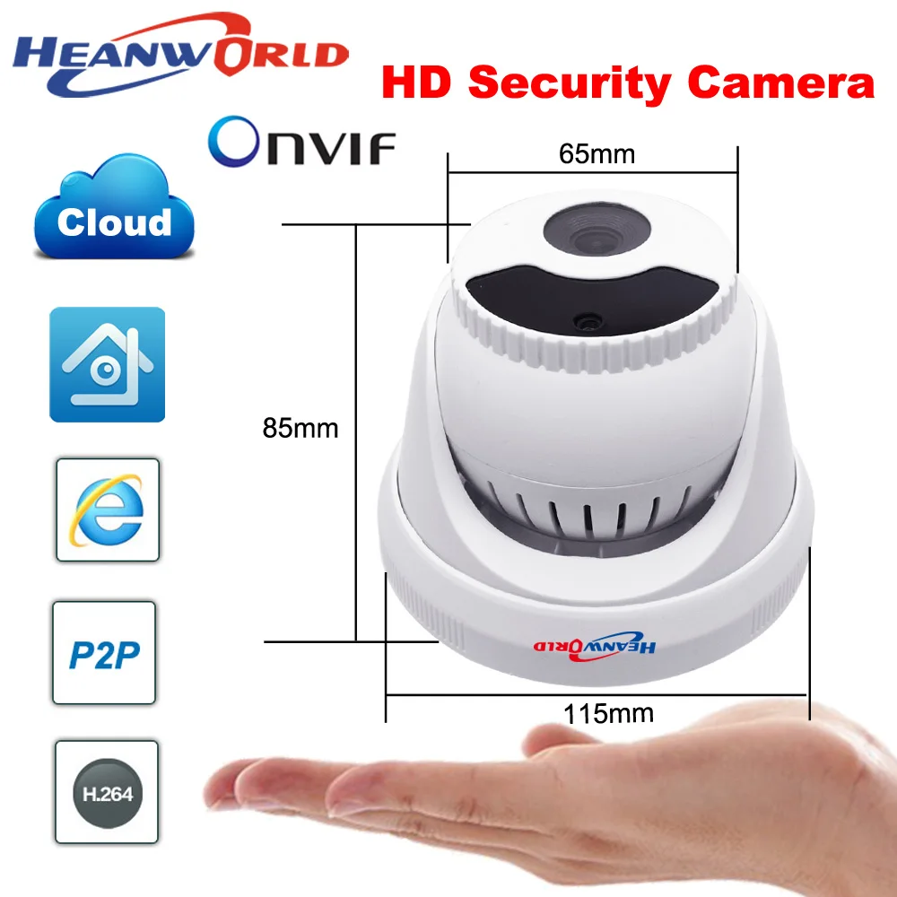 IP камера Heanworld купольная 5 МП 3 Мп со звуком|ip camera dome|camera domecamera with audio |