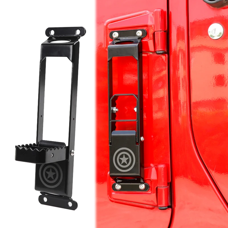 YCCPAUTO 1 шт. ножная педаль для автомобильной двери Jeep Wrangler JK JL 2007 2017 металлическая
