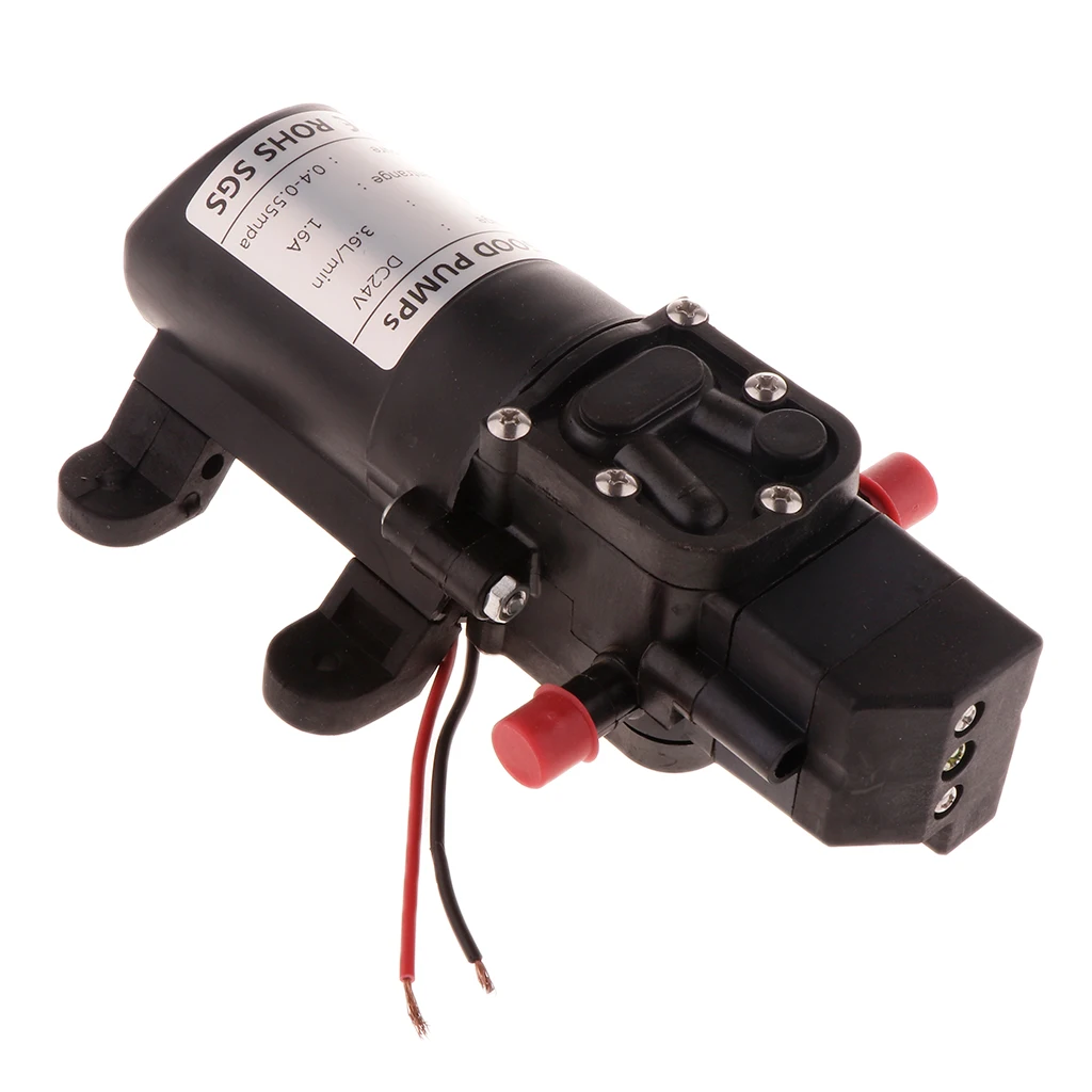 12-24V High Pressure 3.6L/min Water Pump Car Boat Wash Spray Transfer Pump Utility Pumps for Water Purification Treatment	