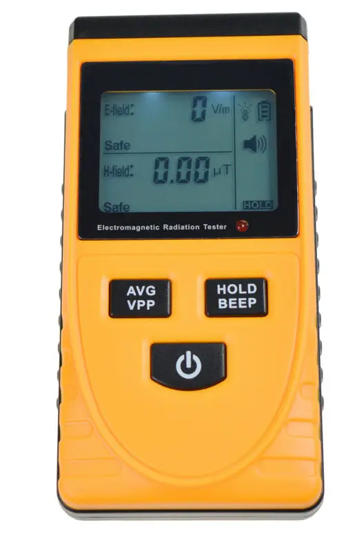 Goedkoop Digitale LCD Elektromagnetische Straling Detector Dosimeter Tester Elektrische   De Magnetische Veld Radiometer Meter Sound Light Alarm