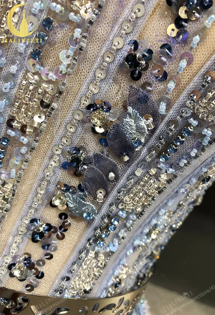 Rhine real Pictures Cap Sleeves Purple blue Beads Front short long back Formal dress prom dresses arabic evening dresses long Rhine real Pictures Cap Sleeves Purple blue Beads Front short long back Formal dress prom dresses arabic evening dresses long