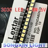 50pcs Lextar LED Backlight High Power LED 1.8W 3030 6V Cool white 150-187LM PT30W45 V1 TV Application 3030 smd led diode ► Photo 2/6