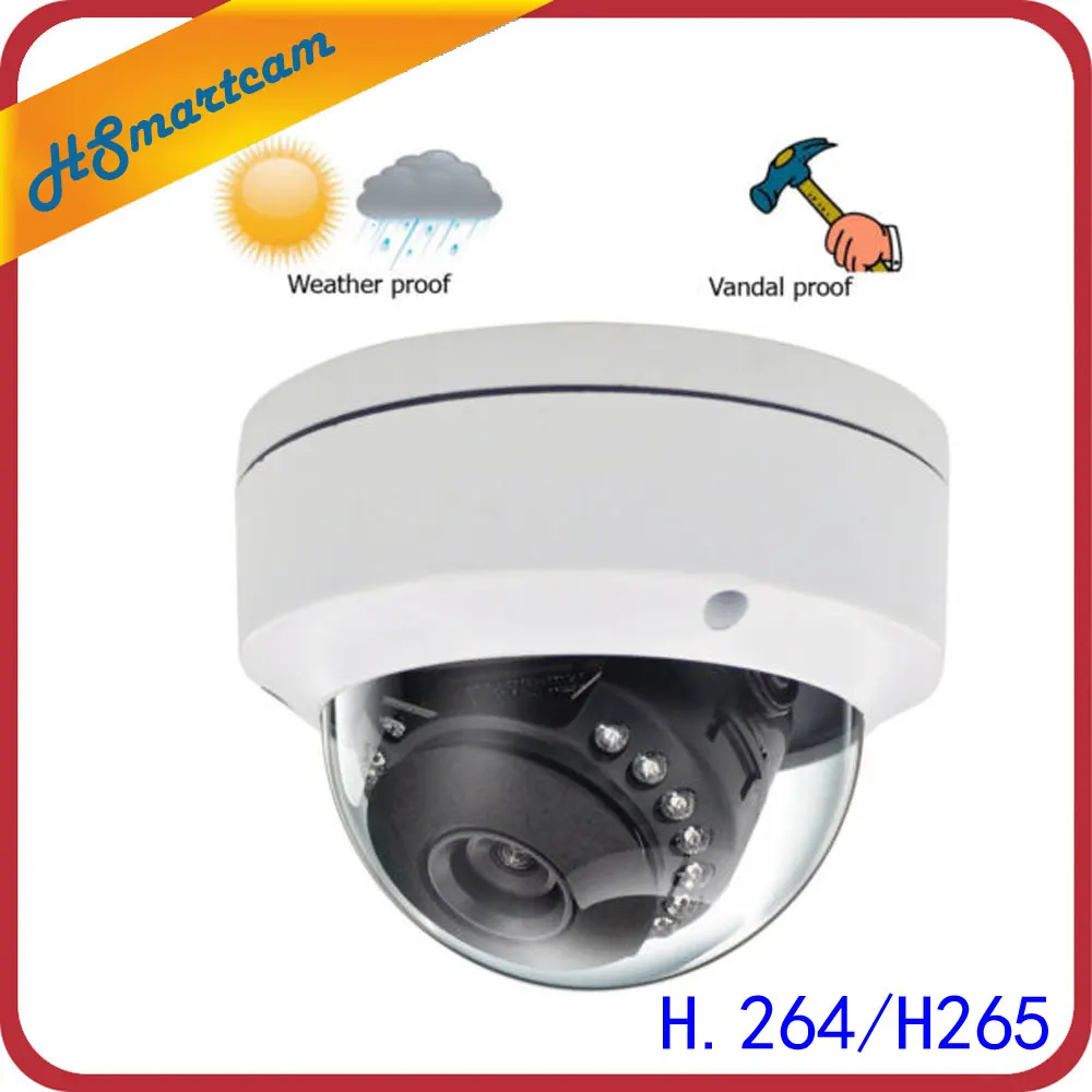 

HD H.265 4.0MP IP Dome Camera P2P Onvif Security 1080P Camera Vandalproof Night Vision Network Camera Support xmeye P2P Cloud