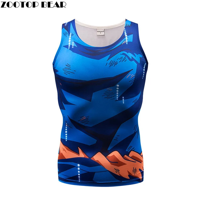 Women Tank Tops Men Vest Dragon Ball Male singlet Casual Tops&Tees Underwaist Fitness Bodybuilding Sleeveless Summer ZOOTOP BEAR